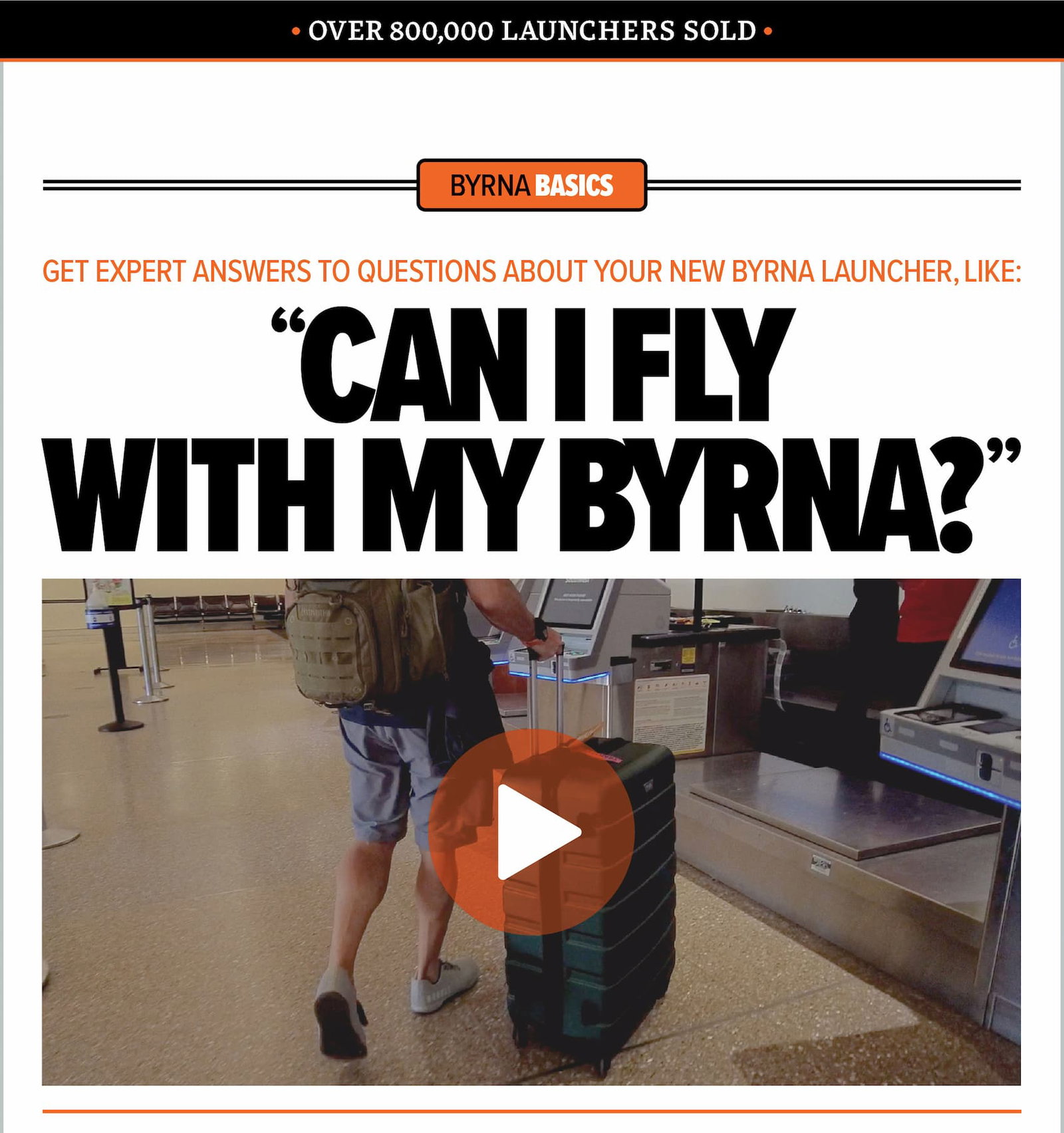 Can I Fly with My Byrna Launcher?