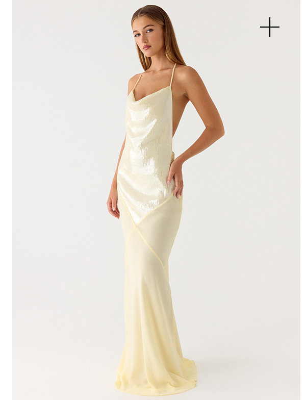 Cleodora Maxi Dress — Yellow
