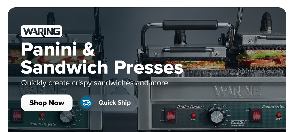 Waring Quick Ship Commercial Panini Press & Sandwich Press