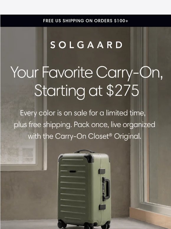 The Carry-On That Keeps You Organized