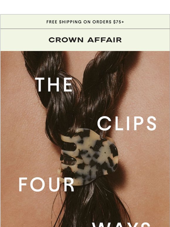 One Clip, Four Summer Hairstyles