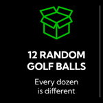 12 Random Golf Balls. Every dozen is different.