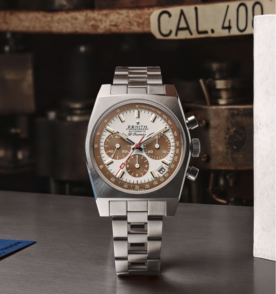 New Zenith watch with vintage-effect dial