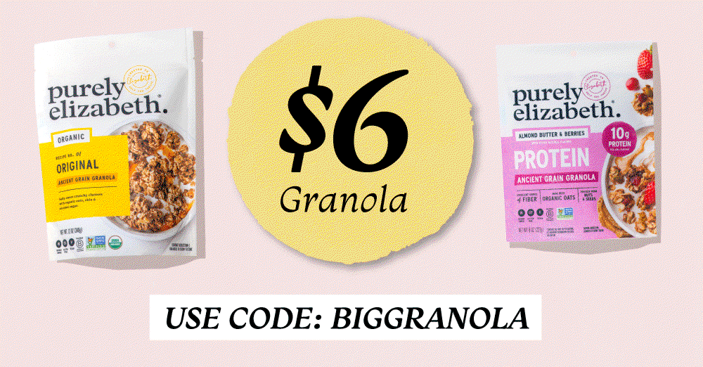BIG Granola Sale | Get Granola for $6 a Bag with code BIGGRANOLA 