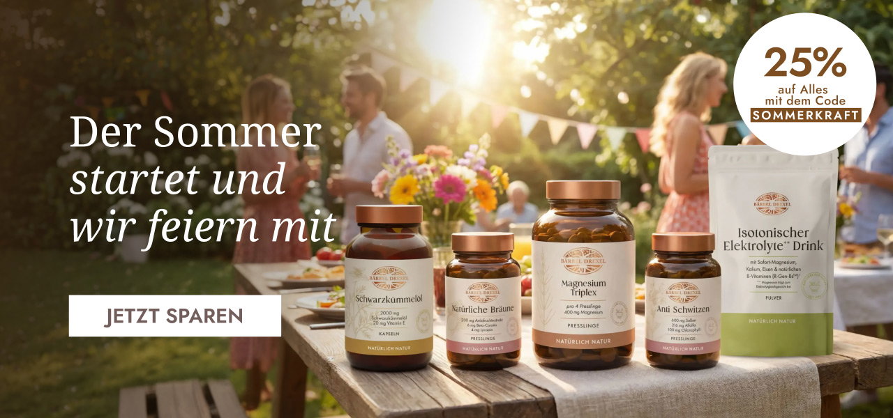 Spare jetzt -25% auf alles mit Code SOMMERKRAFT