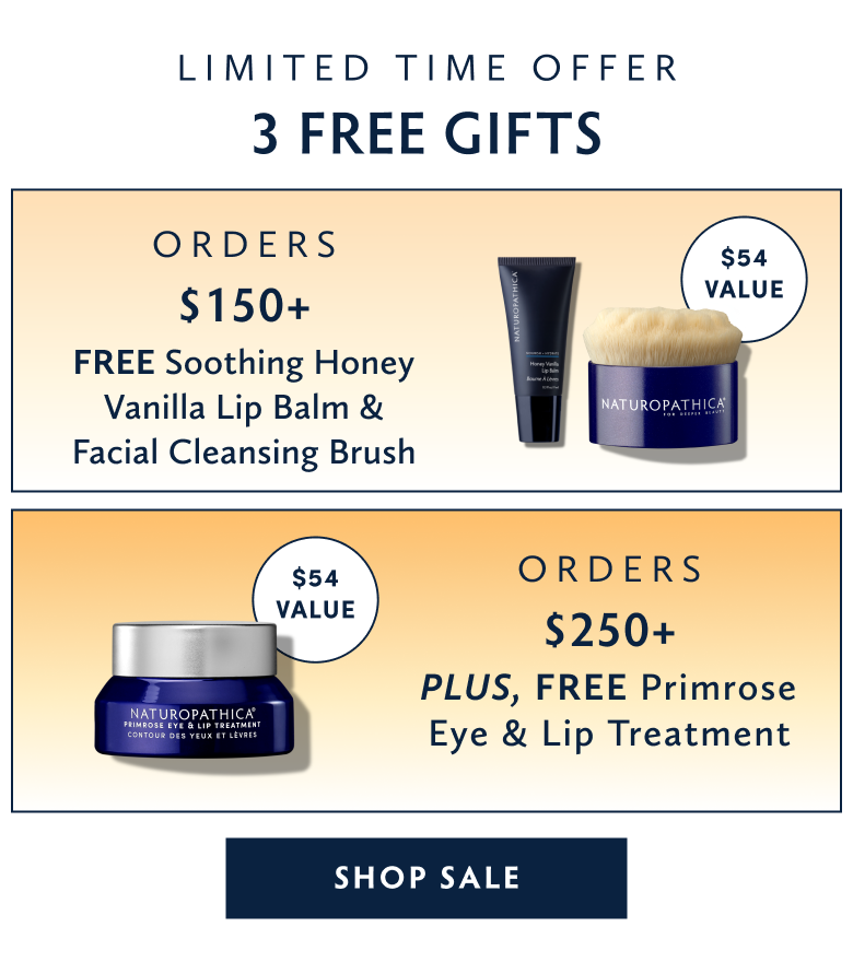 LIMITED TIME OFFER 3 FREE GIFTS