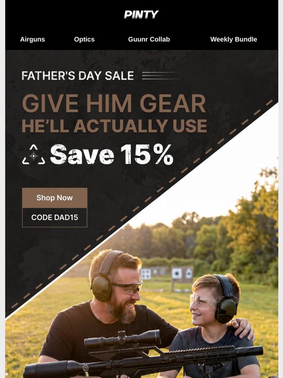 ⏰ Last Chance! 15% Off for Dad + Free Gift Ends Tonight! 🎁