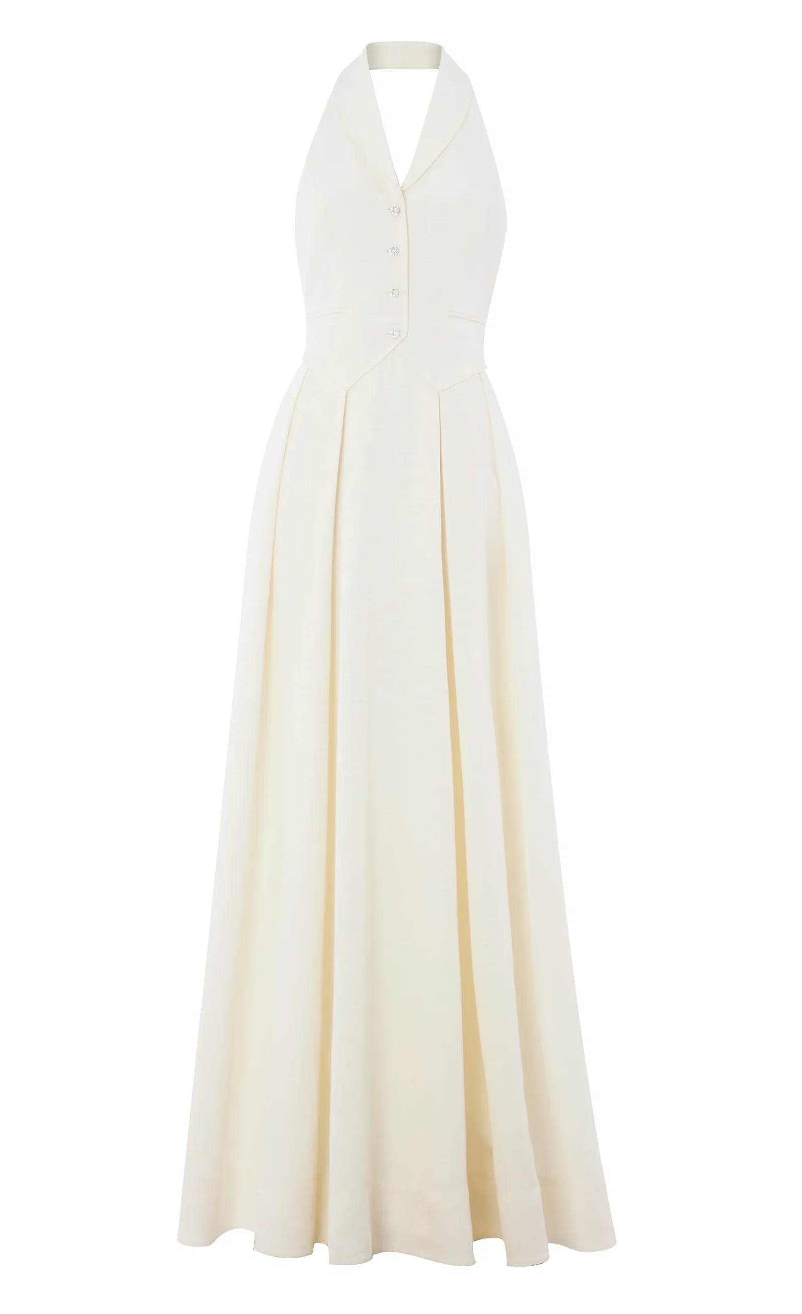 Image of Elodie Halter Gown - Ivory