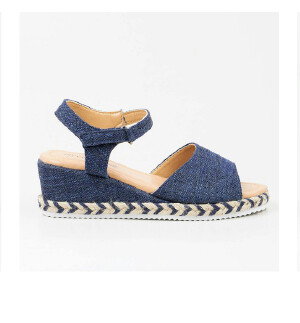 Easy Close Espradrille Wedge Sandal