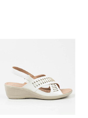 Easy Close Braided Wedge Sandal