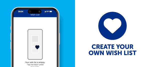 Create your own wishlist