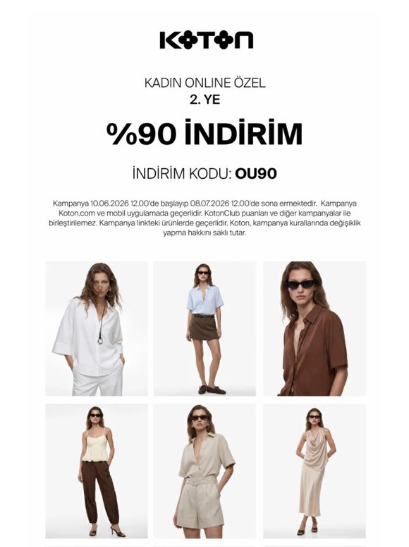 Sepette %90 İndirim ✨