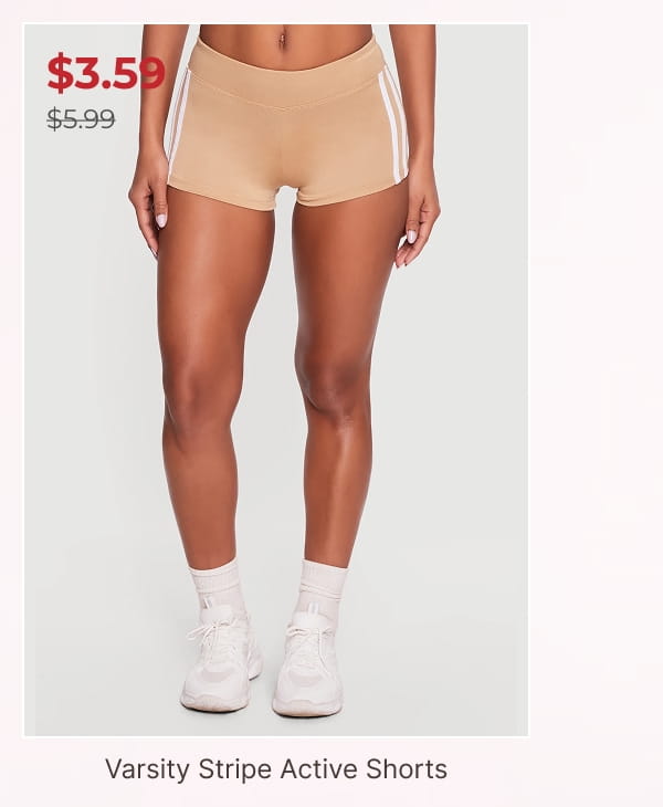 Shop Varsity Stripe Active Shorts