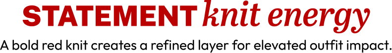 STATEMENT Knit energy