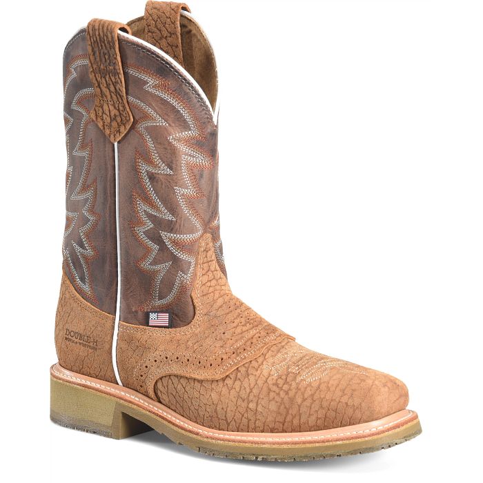 Shop the maxwell steel toe western boot in brown
