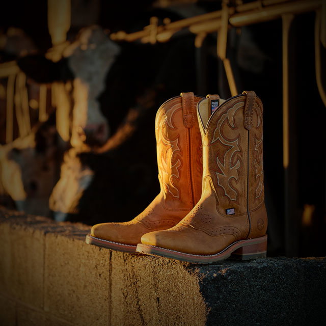 The Jase western boot in brown.