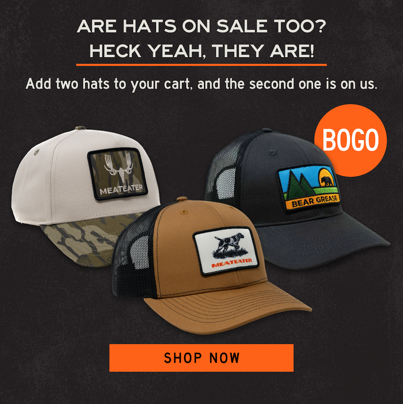 Are hats on sale too? Heck yeah, they are! 