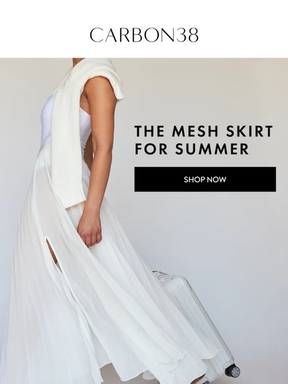 The Mesh Skirt: Your New Summer Staple