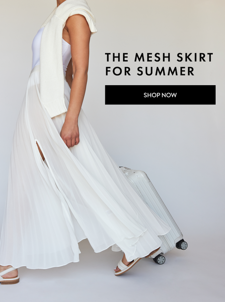The MESH SKIRT for Summer