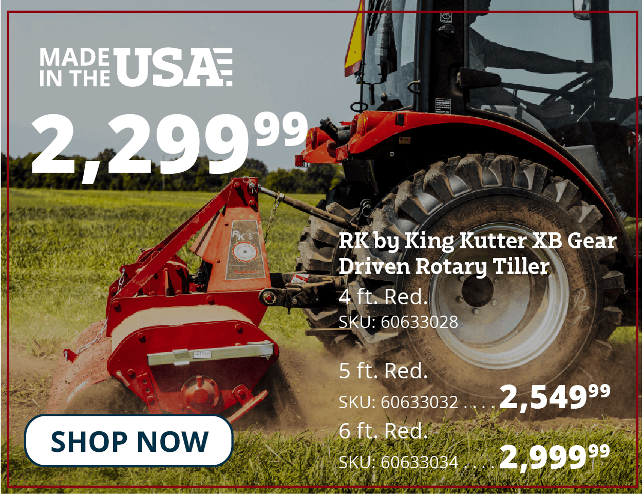 RK King Kutter XB Gear