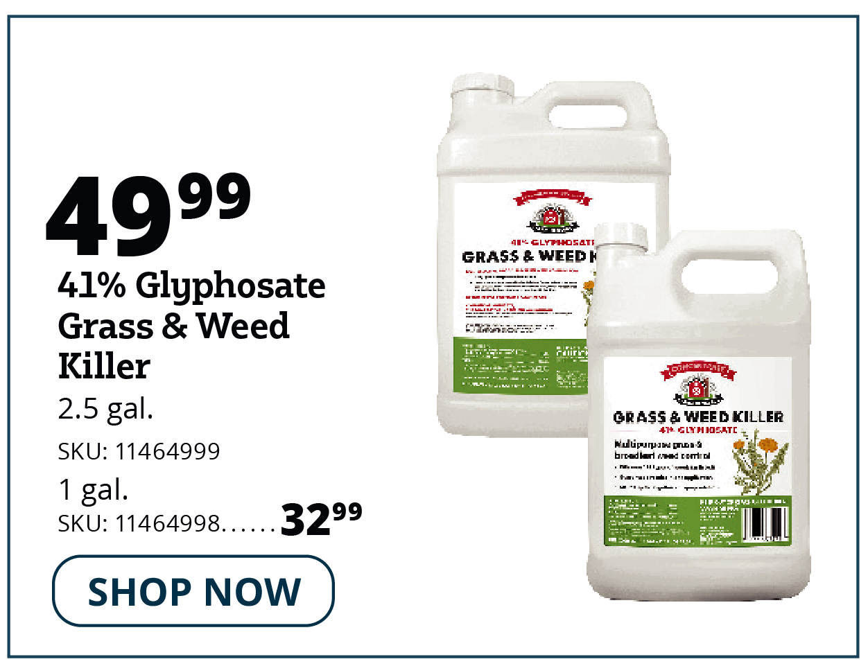 41% Glyphosate Grass & Weed Killer