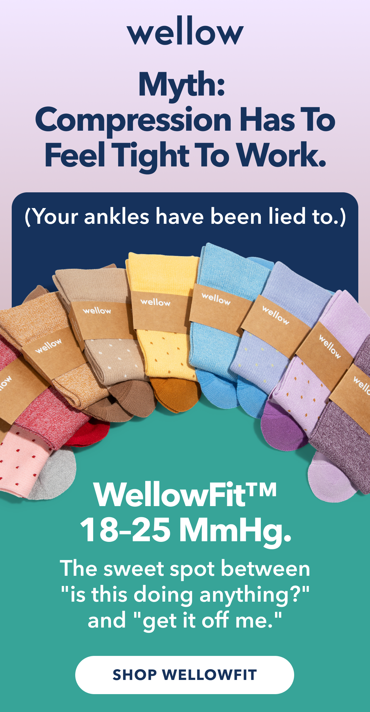 Myth: Compression Has To Feel Tight To Work. | SHOP WELLOWFIT