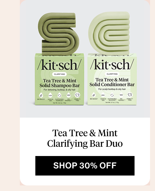 Tea Tree & Mint Clarifying Shampoo & Conditioner Bar Combo