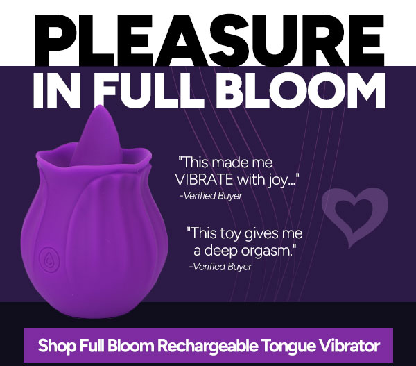 Shop Full Bloom Rechargeable Tongue Vibrator