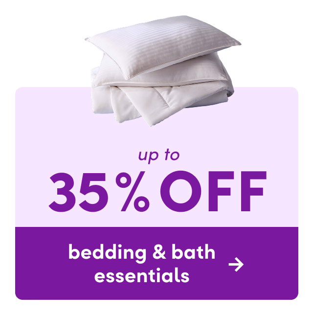 deals on bedding & bath essentials