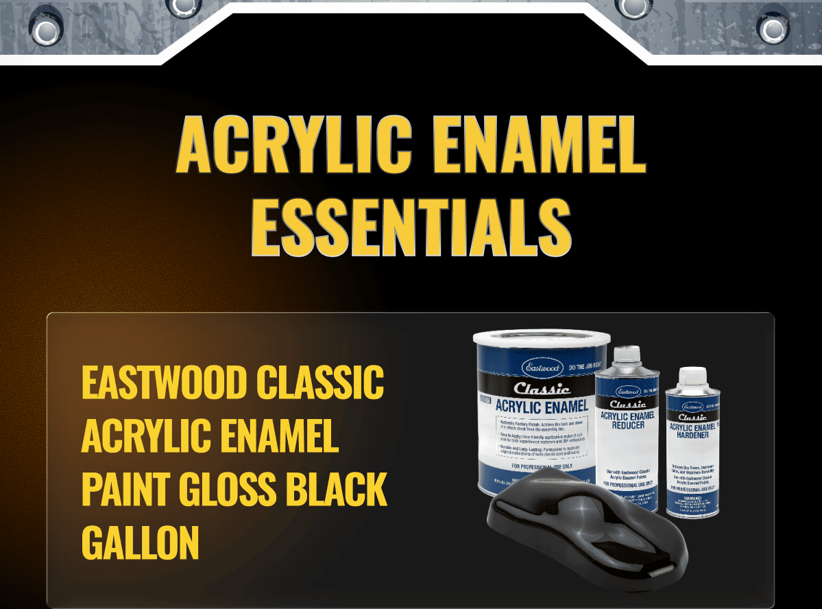 Eastwood Classic Acrylic Enamel Paint Gloss Black Gallon