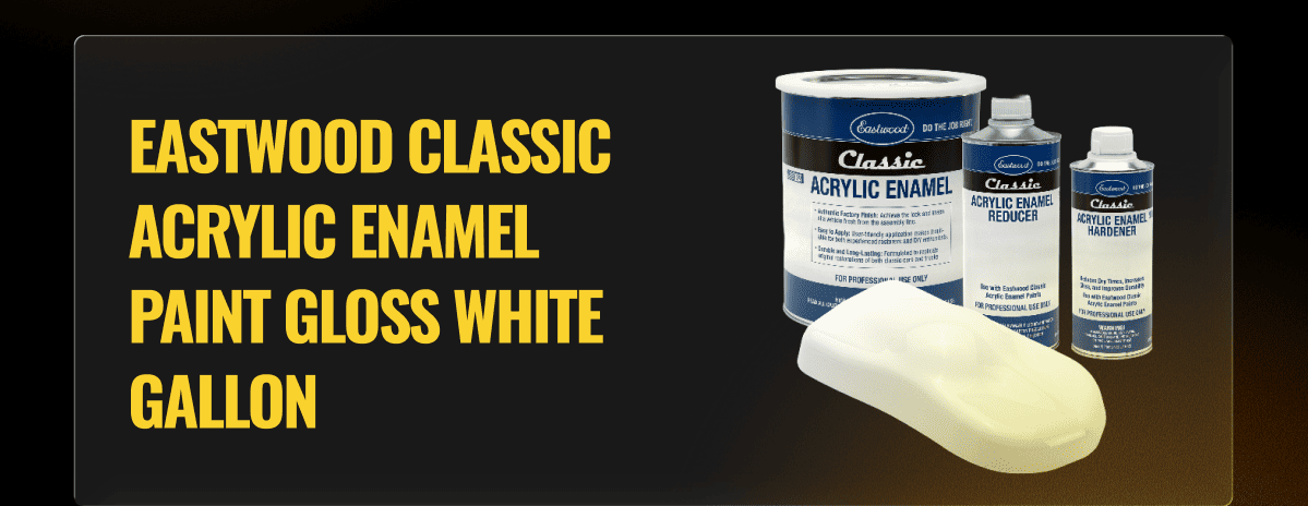 Eastwood Classic Acrylic Enamel Paint Gloss White Gallon