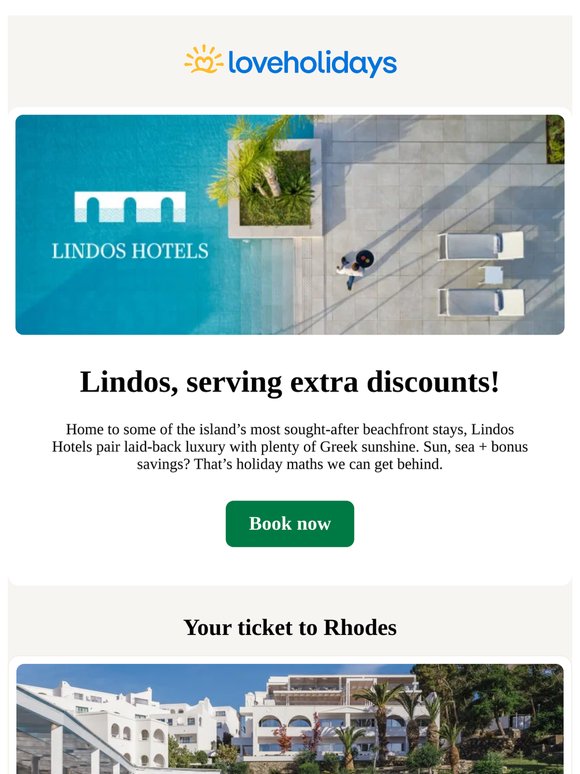 Extra discounts on Lindos Hotels, Rhodes 🏖️