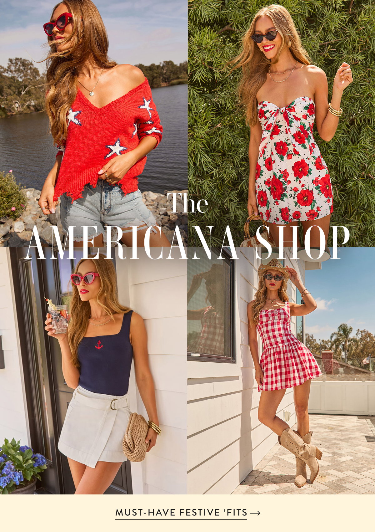 The Americana Shop. Must-Have Festive 'Fits