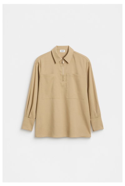 Soft Suiting Zip Popover