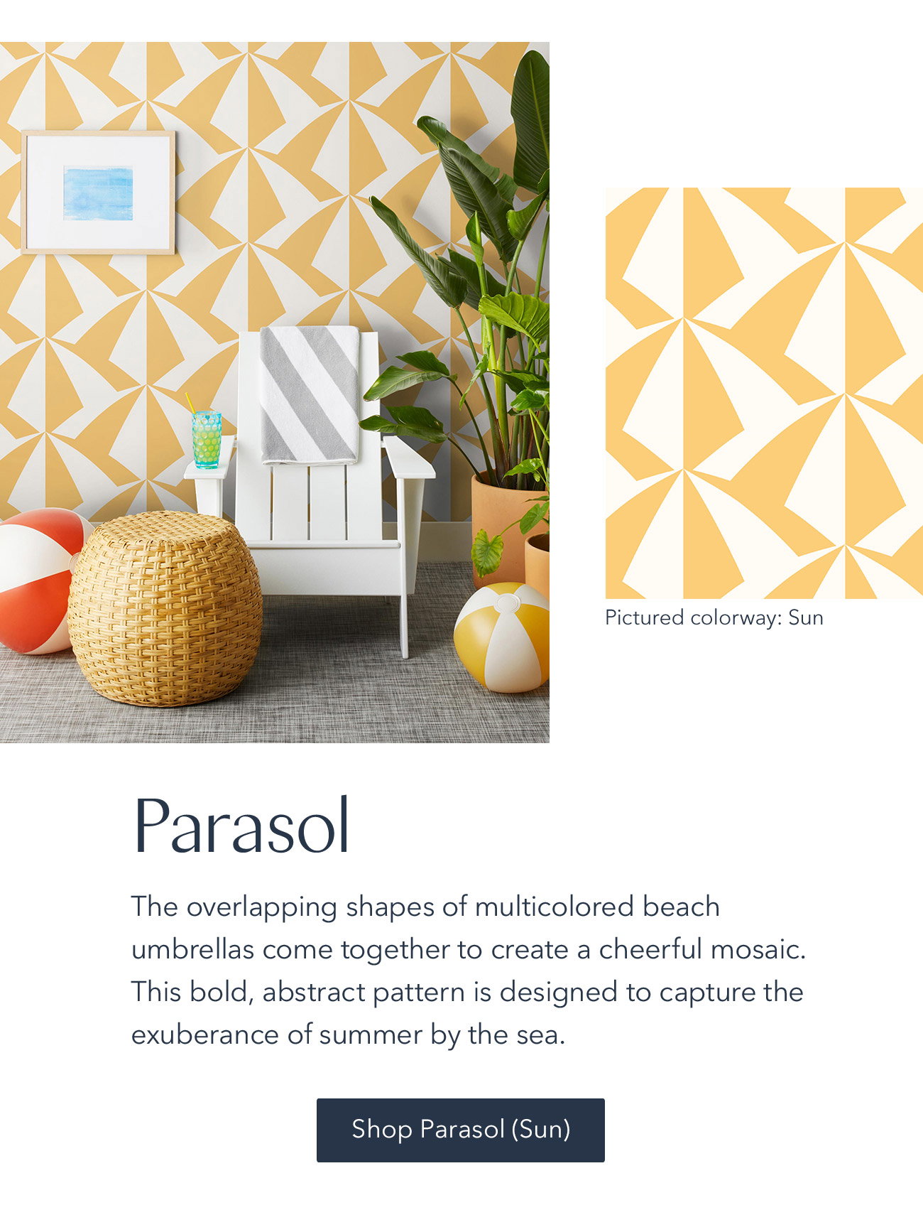 Parasol (Sun) Wallpaper | The Aesthetics of Joy + Hygge & West