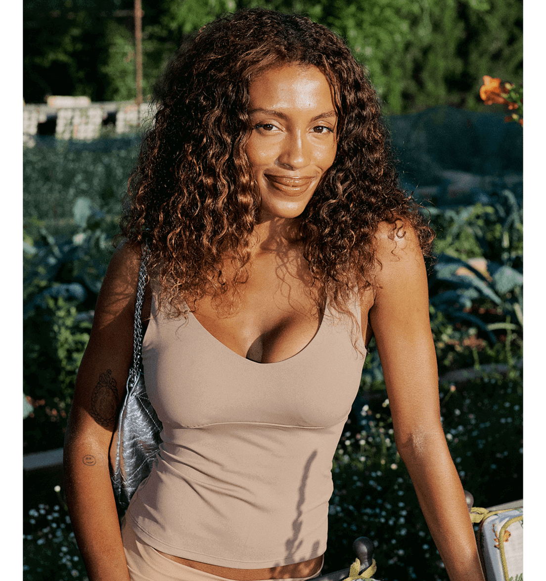 Ultimate V-Neck Top - Dusty Brown