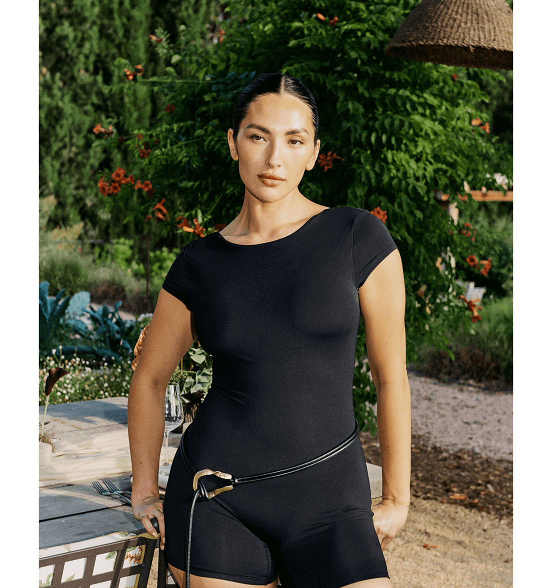 Ultimate Short Sleeve Romper - Black