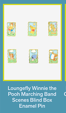 Loungefly Winnie the Pooh Marching Band Scenes Blind Box Enamel Pin