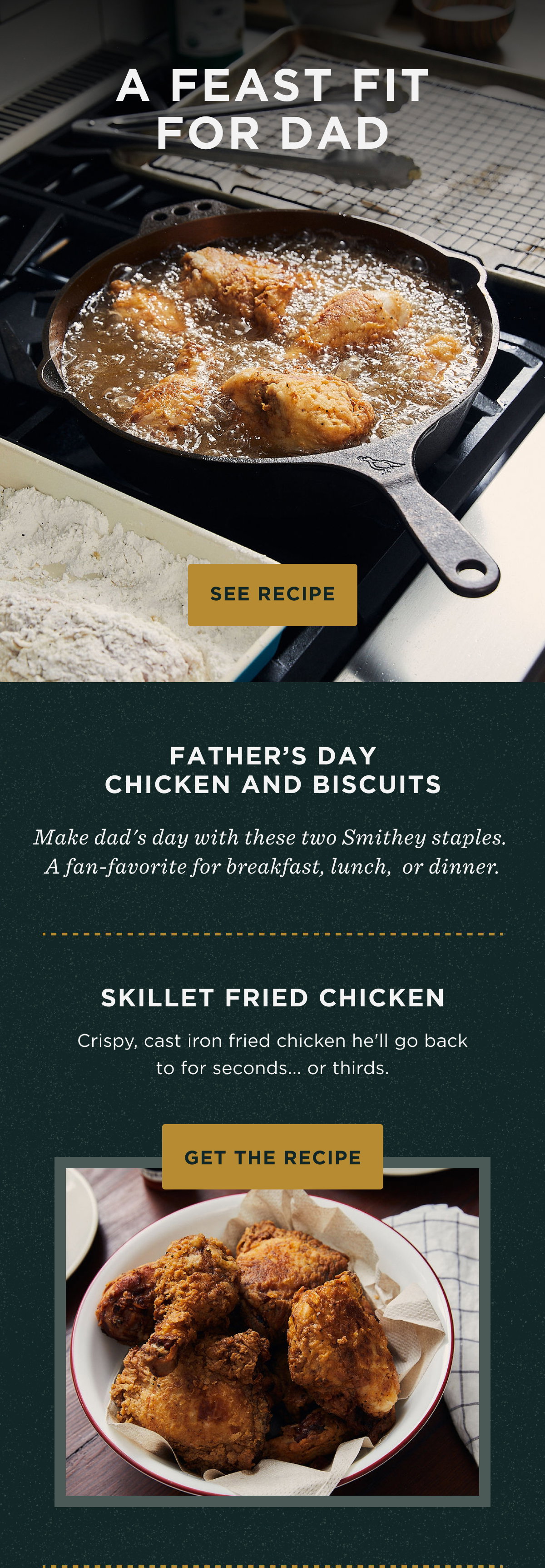 Father's Day Chicken and Biscuits