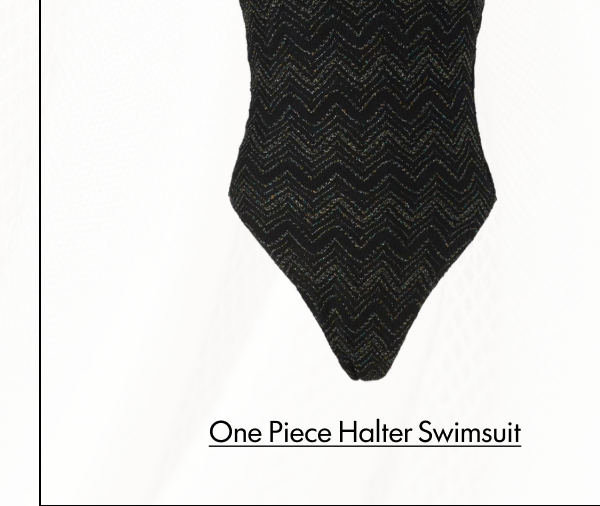 One Piece Halter Swimsuit