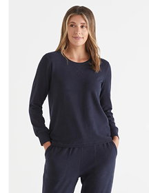 Brushed Long Sleeve Pyjama Top
