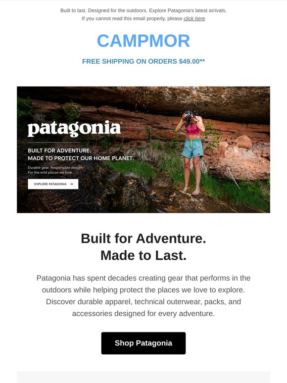 Adventure Responsibly with Patagonia