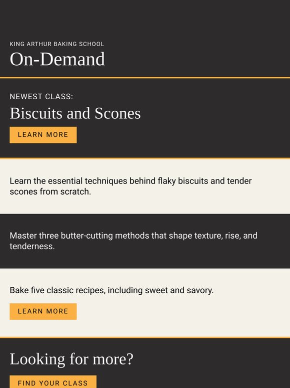 New On-Demand Class: Biscuits & Scones
