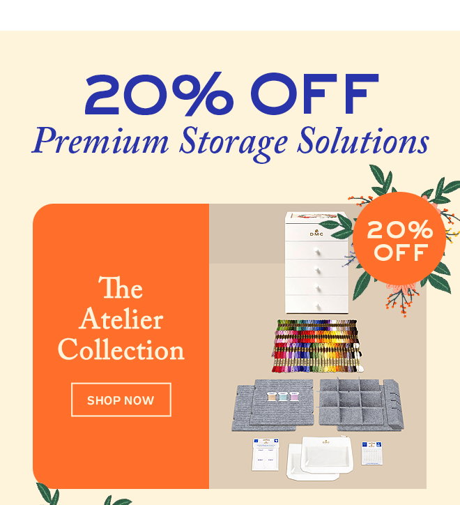 20% off premium storage solutions