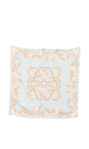 Anagram silk foulard