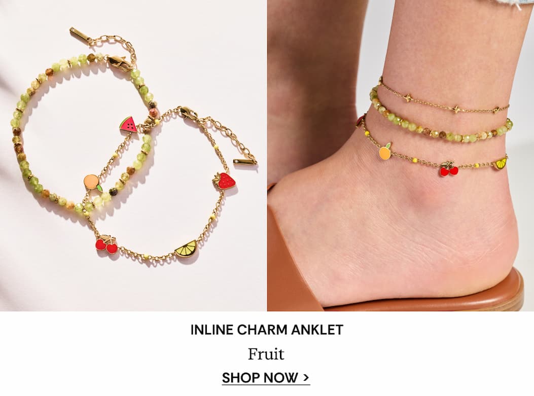 Shop Fruit Inline Charm Anklet