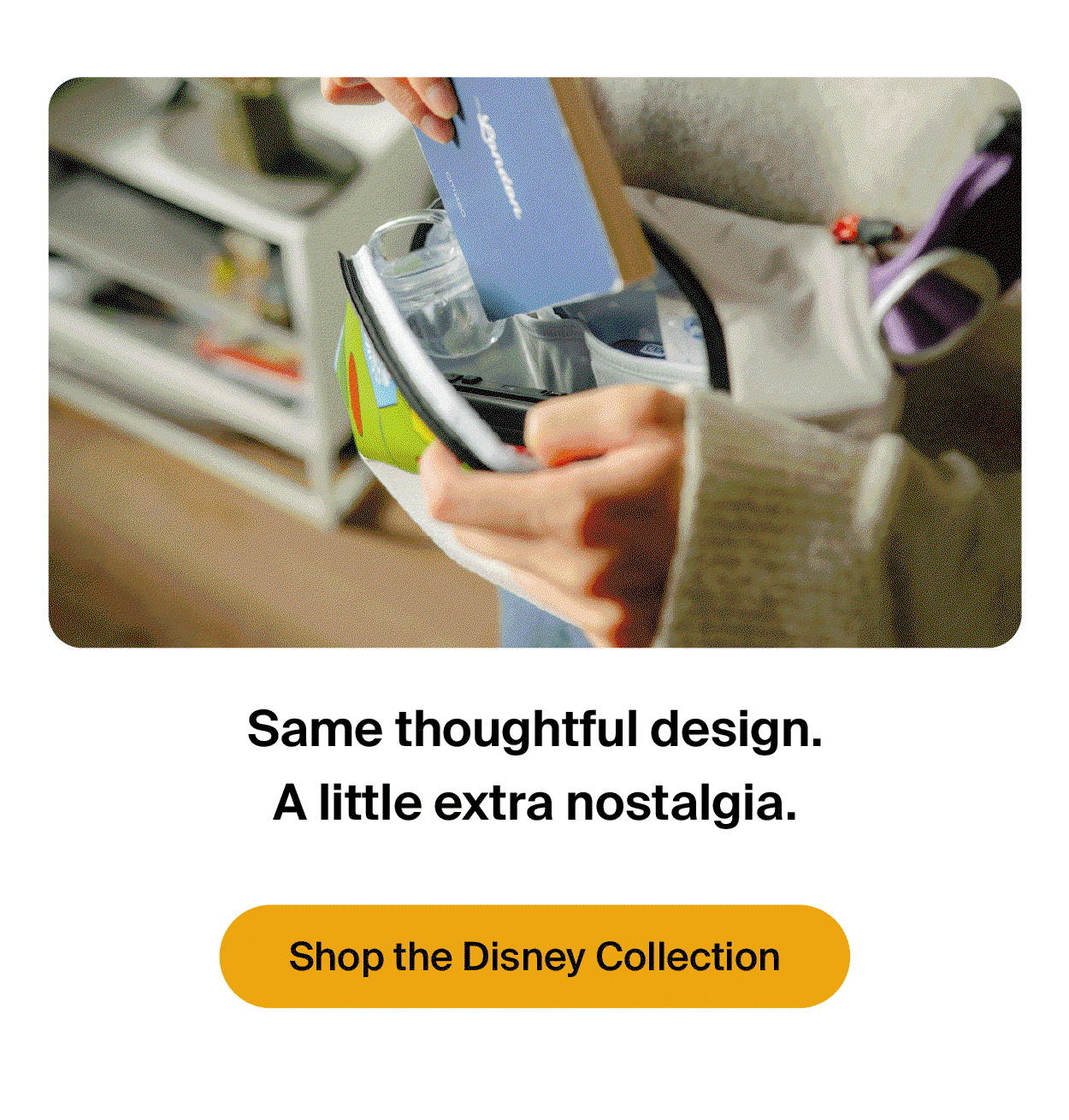 an image of a promotional ad for a travel wallet