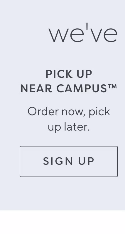 Pick up near campus