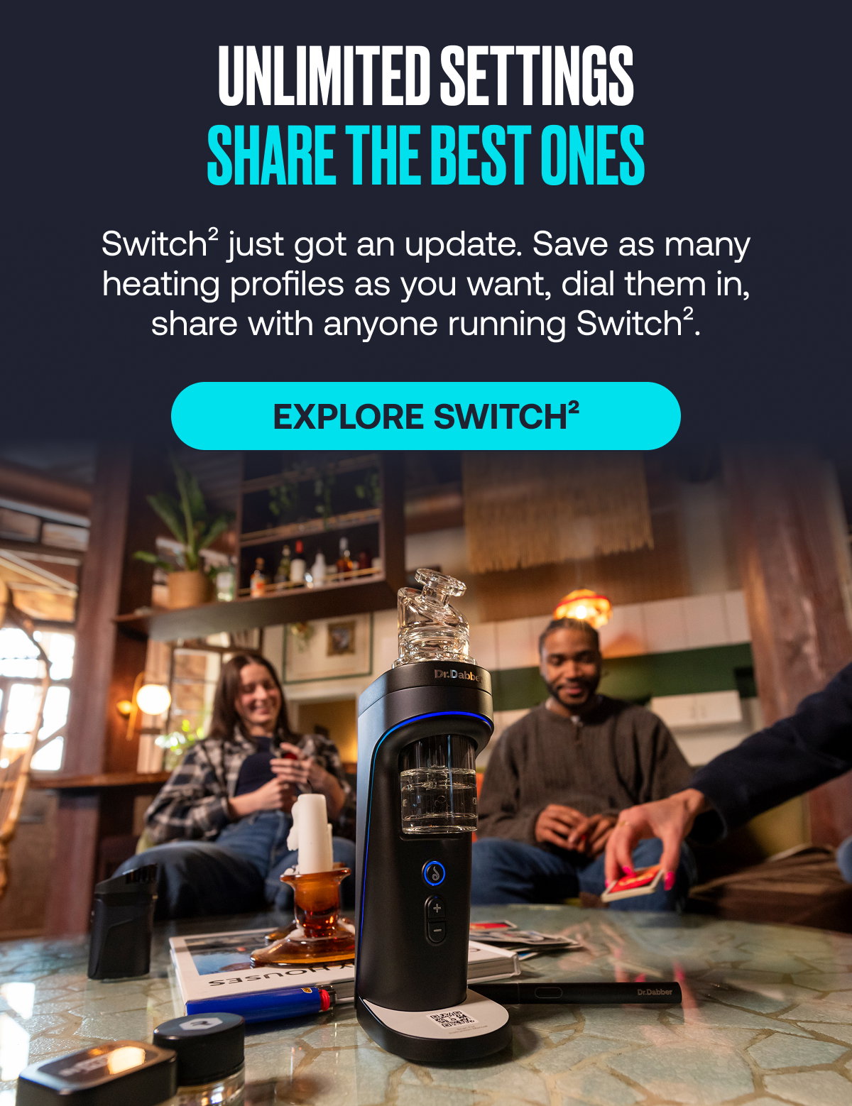 Switch² just got an update. Save as many heating profiles as you want, dial them in, share with anyone running Switch².