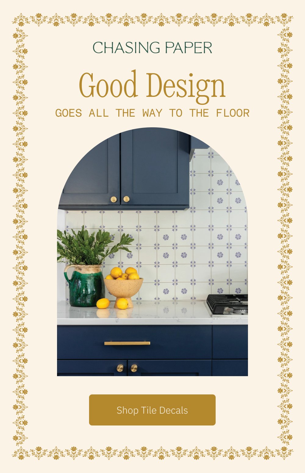 Good Design Goes All the Way to the Floor Shop Tile Decals